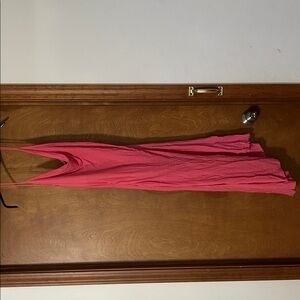 Diane Von Furstenberg Vibrant Pink Maxi Dress